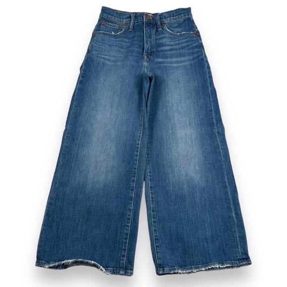 ❌SOLD❌ Madewell | Wide-Leg Cropped Jeans - Picture 1 of 4